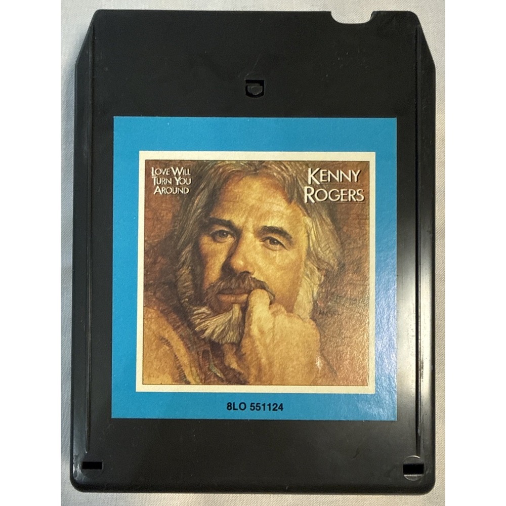 Kenny Rogers Love Will Turn You Around 8-Track Tape Liberty 1982 Vintage Country